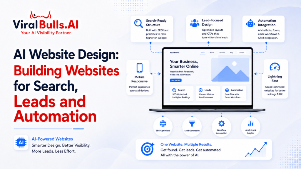 AI Website Design: Building Websites for Search, Leads and Automation