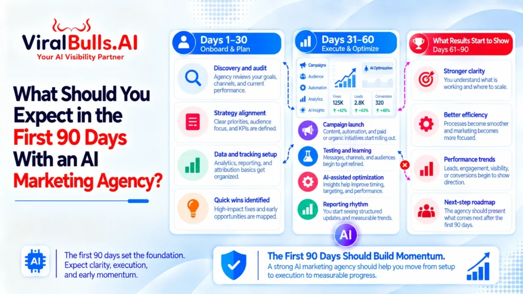 What Should You Expect in the First 90 Days With an AI Marketing Agency?